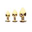 Plug Anal Taboom Butt Plug Diamond Jewel L Auriu - unghi lateral