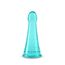 Dildo NS Novelties Fantasia Phoenix verde, forma conica cu inele texturate si baza ovala