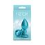 Plug Anal NS Novelties Iridescent Plug Medium Verde - unghi lateral