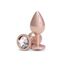 Plug Anal NS Novelties Iridescent Plug Medium Roz Auriu - detalii produs