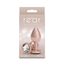 Plug Anal NS Novelties Iridescent Plug Medium Roz Auriu - unghi lateral