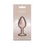 Plug Anal NS Novelties Iridescent Plug Medium Roz Auriu - ambalaj original