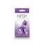 Plug Anal NS Novelties Rear Assets Small Violet - dimensiuni si specificatii