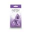Plug Anal NS Novelties Rear Assets Medium Violet - dimensiuni si specificatii
