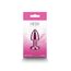 Plug Anal NS Novelties Rear Assets Petite Roz - dimensiuni si specificatii