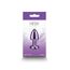 Plug Anal NS Novelties Rear Assets Petite Violet - unghi lateral