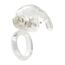Inel Penian Seven Creations Rabbit Vibrating Cockring Transparent - detalii produs