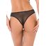 Lenjerie Daring Intimates Lace String with Straps Negru - imagine suplimentara 3