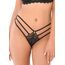 Lenjerie Daring Intimates Lace String with Straps Negru - imagine suplimentara 4