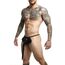 Chilot Barbatesc MOB Eroticwear Elephant Thong Negru - imagine suplimentara 1