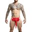 Chilot Barbatesc MOB Eroticwear Elephant Thong Rosu - unghi lateral