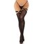 Leg Avenue Heart Thigh Stockings 85023 Negri - Produs Complet pe Manechin