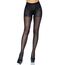 Dresuri Crotchless Leg Avenue Sheer Open Butt Pantyhose Negru - imagine suplimentara 2