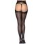 Dresuri Crotchless Leg Avenue Sheer Open Butt Pantyhose Negru - imagine suplimentara 5