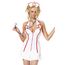 Costumatie Asistenta Medicala Leg Avenue Head Nurse Dress Alb - imagine suplimentara 4