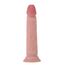 Dildo Dual Density TPE 21 cm cu Ventuza Skin - ToyJoy Get Real - vedere frontala