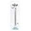 Dildo Dublu ToyJoy Clear Double Dong TPE 34.5 cm Transparent - ambalaj original
