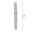Dildo Dublu ToyJoy Clear Double Dong TPE 34.5 cm Transparent - unghi lateral