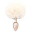 Plug Coada Iepure ToyJoy Enchanting Bunnytail Buttplug Alb - dimensiuni si specificatii