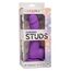 Dildo CalExotics Neon Silicone Studs 6 inch Violet - dimensiuni si specificatii