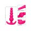 Salbe Anale CalExotics Cheeky X-5 Beads Roz - dimensiuni si specificatii