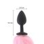 Plug Coada Unicorn LED Taboom Unicorn Tail Buttplug LED Negru - dimensiuni si specificatii
