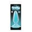 Plug Anal NS Novelties Pleasure Plug Medium Albastru - unghi lateral
