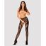 Ciorapi cu Model Obsessive S336 - Negru