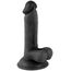 Dildo realist VSCNOVELTY Mr Rude, negru, 18cm_VDERE FRONTALA