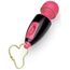 Mini Vibrator Glamy »Key Ring Breloc« 6,5 cm - Roz