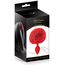 Butt Plug Anal Sweet Caress "Bunny Tail" 12 cm -  Rosu