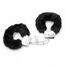 Catuse maini Furry Metal Hand Cuffs Negre, Intoyou