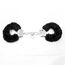 Catuse maini Furry Metal Hand Cuffs Negre, Intoyou