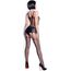Bodystocking Chilirose, CR-4476 - Negru