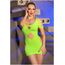 Lenjerie sexy, Rochie decupata Chilirose, material 4D, Verde