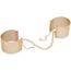 Catuse Metalice Bijoux Indiscrets "Handcuff Gold"