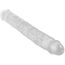 Dildo dublu VSCNOVELTY transparent, 30 cm