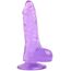 Mini dildo VSCNOVELTY Crystal Jellies violet gland pronuntat vene realiste