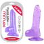 Mini dildo realistic VSCNOVELTY Crystal Jellies violet TPE 13.5cm vedere principala