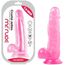 Dildo Realistic Crystal Jellies 20 cm, Roz