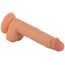 Dildo Realistic Mr Rude 21 cm, Piele naturala cu ventuza