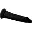 Dildo Realistic Mr Rude 22,6 cm, Negru cu baza ventuza