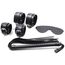 Set Bondage Toyz4Lovers "Fetish Art" 6 Piese - Negru