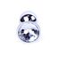 Plug Jewellery Silver, cristal transparent - cutie B-Series Butt Plug Collection, spate cu Brand Story