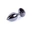 Plug Jewellery Dark Silver Pink, vedere din unghi cu suprafata oglinda