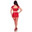 Costum de asistenta medicala, Leg Avenue, Red Alert, rosu