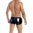 Boxeri CUT4MEN Athletic Boxer Provocative Black Skai Metalic