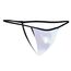 Chiloti Cut4men - G-string Provocative Albastru Metalic Sky