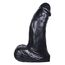 Dildo gigant XXL din silicon, negru, [22cm x 7,1cm]