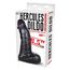 Dildo gigant XXL din silicon, negru, [22cm x 7,1cm]